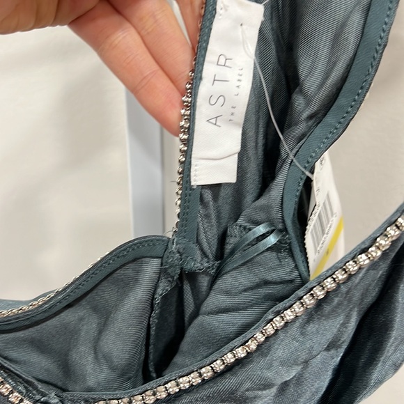 ASTR Kathleen Dress In Slate Blue - Picture 7 of 9